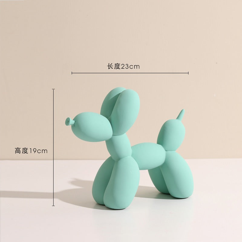 Modern minimalist colored balloon dog decorations, toys, Nordic home decor, living room, bedroom decorations, and small decorations