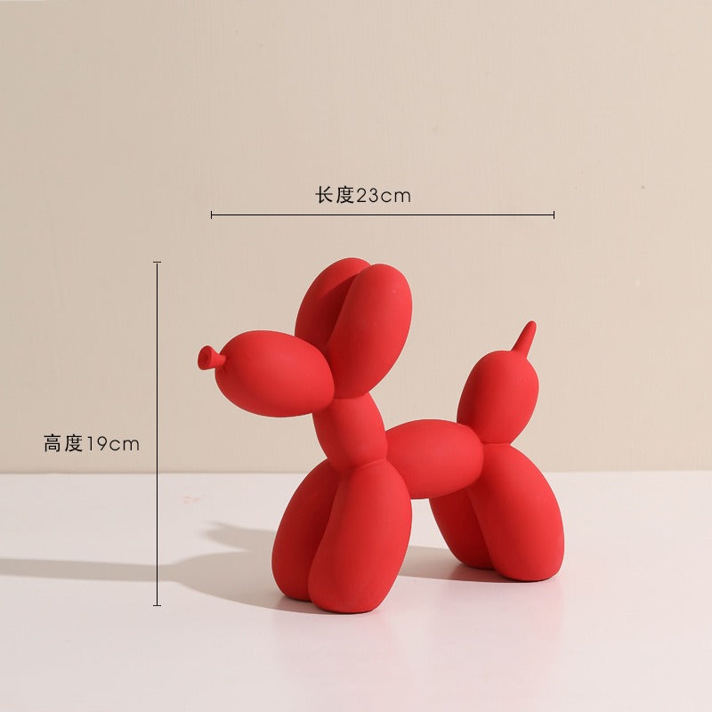 Modern minimalist colored balloon dog decorations, toys, Nordic home decor, living room, bedroom decorations, and small decorations