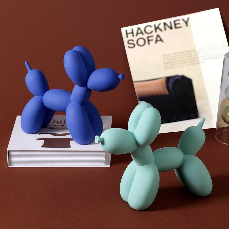 Modern minimalist colored balloon dog decorations, toys, Nordic home decor, living room, bedroom decorations, and small decorations