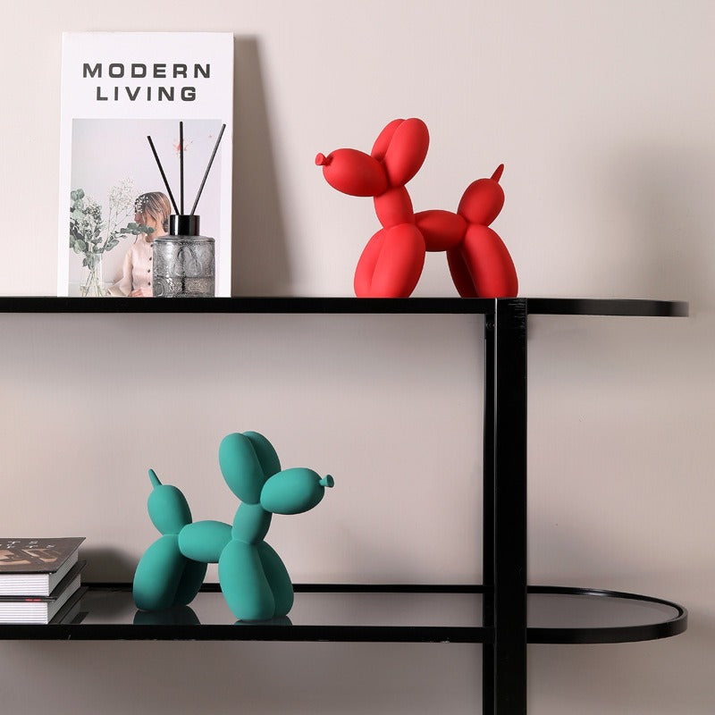 Modern minimalist colored balloon dog decorations, toys, Nordic home decor, living room, bedroom decorations, and small decorations